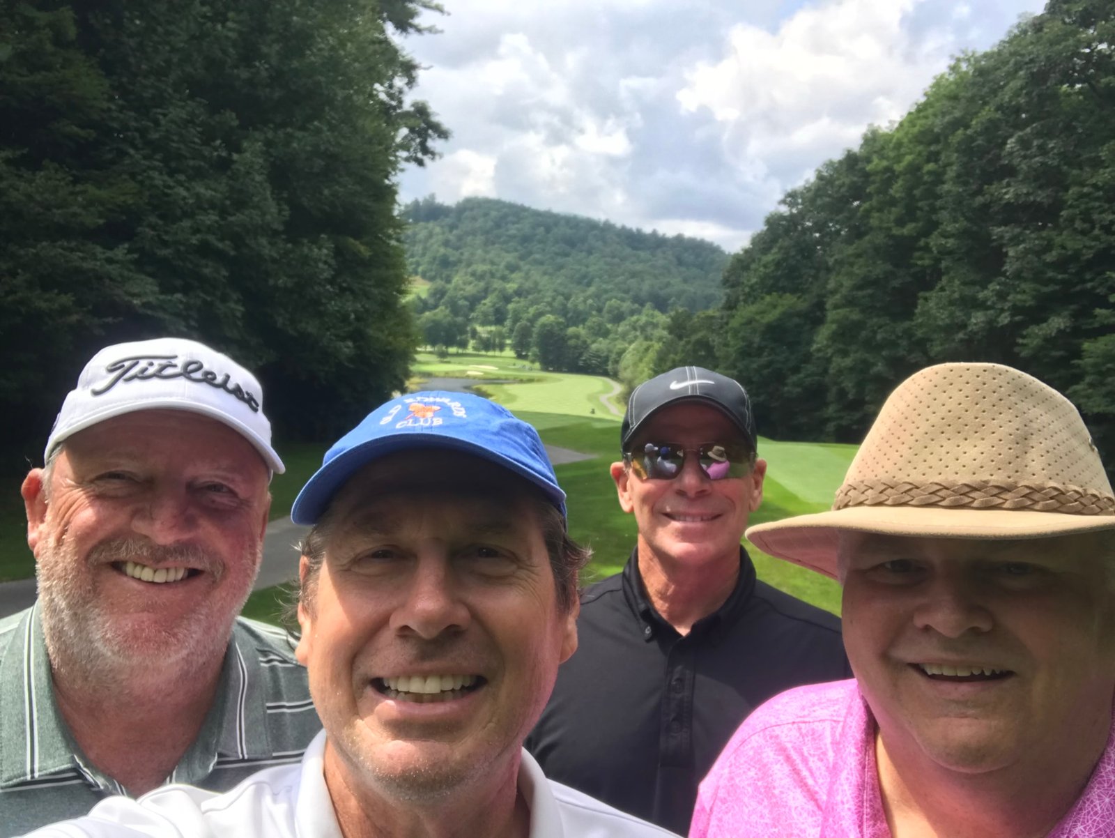 Buddies on the mountain course